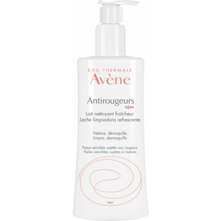 AVÈNE ANTIROUGEURS LATTE DETERGENTE 400 ML CLEAN RISPETTA CON DELICATEZZA LE PELLI SENSIBILI  FORMULA DELICATA CON AZIONE