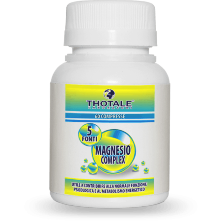 MAGNESIO COMPLEX 60 CAPSULE UTILE A CONTRIBUIRE ALLA NORMALE FUNZIONE PSICOLOGICA, MANTENIMENTO DI OSSA NORMALI, RIDUZIONE