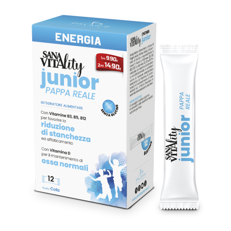 SANAVITA VITALITY PAPPA REALE CON VITAMINA B3, VITAMINA B5, VITAMINA B12 PER FAVORIRE LA RIDUZIONE DI STANCHEZZA E AFFATIC