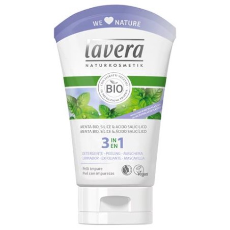 PEELING - MASCHERA - DETERGENTE 3 IN 1 EFFETTO OPACIZZANTE RIMUOVE IL SEBO IN ECCESSO  PER PELLI MISTE E IMPURA, CON BARDA