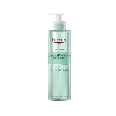 EUCERIN DERMOPURIFYER DETERGENTE VISO 400 ML PER PELLE GRASSA NON COMEDOGENICO CON IL 6% DI ANFOTENSIDI CHE ELIMINA DELICA