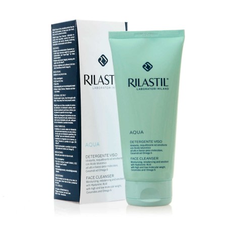 RILASTIL AQUA DETERGENTE VISO 200 ML IDRATANTE, RIEQUILIBRANTE, EMOLLIENTE CON ACIDO IALURONICO AD ALTO E BASSO PESO MOLEC