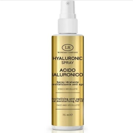 SPRAY ACIDO IALURONICO 75 ML PER VISO E DÈCOLLETÈ LIFTANTE, ANTI AGE, RIVITALIZZANTE, IDRATANTE DISTENDE LE RUGHE  PELLE L