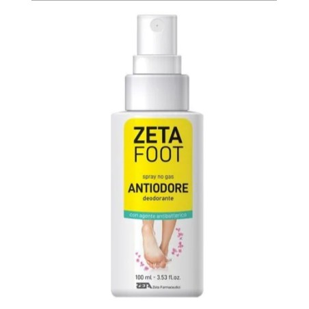 SPRAY ANTIODORE DEODORANTE NO GAS CON AGENTE ANTIBATTERICO 100 ML  RINFRESCANTE, DEFATICANTE CON CANFORA, MENTOLO, NICOTIN