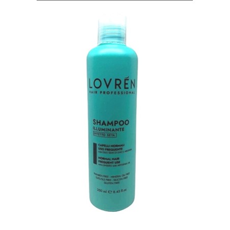 LOVREN SHAMPOO ILLUMINANTE 250 ML EFFETTO SETA PER CAPELLI NORMALI USO FREQUENTE CON OLIO DI SEMI DI LINO E ABISSINIA  CAP