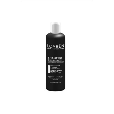 LOVREN SHAMPOO ENERGIZZANTE 250 ML COADIUVANTE ANTICADUTA CON CAFFEINA E GINSENG PER CAPELLI PIÙ FORTI E VIGOROSI  SENZA P