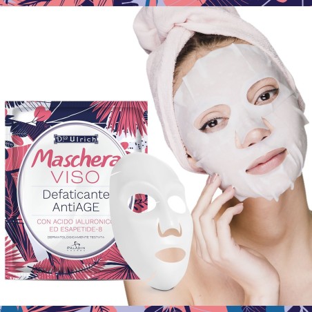 MASCHERA VISO ANTIAGE CON ACIDO IALURONICO - ESAPEPTIDE-8  ULRICH