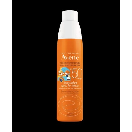 AVENE SPRAY BAMBINI JUNIOR VISO - CORPO PROTEZIONE 50+ FORMATO 200 ML  FOTOPROTETTIVA PER PELLE SENSIBILE CON ACQUA TERMAL