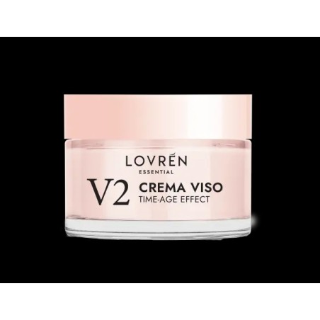 LOVREN CREMA VISO TIME - AGE EFFECT CON ACIDO IALURONICO, VITAMINA E, OLI E BURRI, CELLULE STAMINALI  NATURALI  RIMPOLPANT