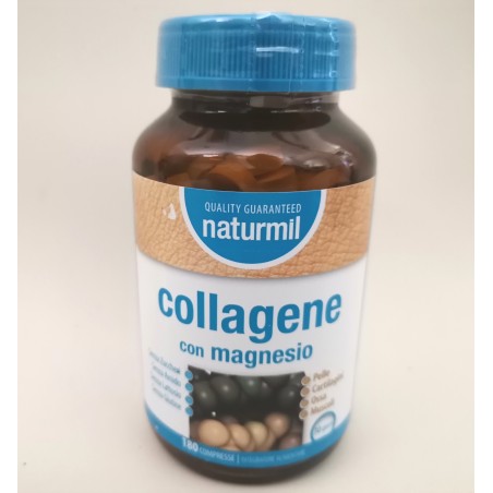 COLLAGENE 180 COMPRESSE CON MAGNESIO, VITAMINA C PER SUPPORTARE BELLEZZA, SALUTE DI PELLE, CAPELLI, UNGHIE, OSSA E CARTILA