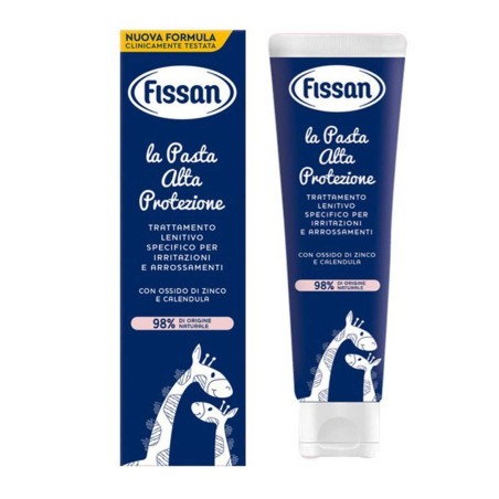 FISSAN PASTA ALTA PROTEZIONE 100 ML  TRATTAMENTO DERMOPROTETTIVO LENITIVO PER IRRITAZIONI E ARROSSAMENTI  98% DI ORIGINE N