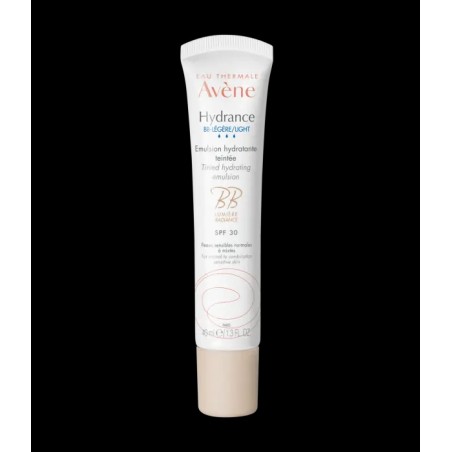 AVÈNE BB CREAM HYDRANCE IDRATANTE COLORATA LEGGERA SPF 30 UNIFORMANTE, FOTOPROTETTORE  ILLUMINANTE EFFETTO NATURALE "BONNE