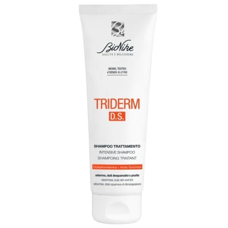 BIONIKE TRIDERM D S SHAMPOO TRATTAMENTO 125 ML CON CICLOPIROXOLAMINA + ACIDO SUCCINICO  TRATTAMENTO NORMALIZZANTE PER SEBO