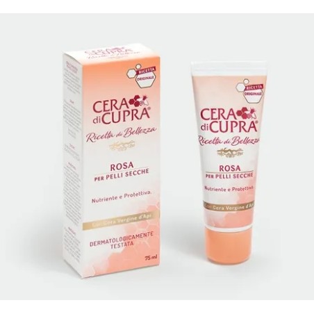 CREMA VISO 75 ML PER PELLI SECCHE E MATURE  NUTRIENTE E PROTETTIVA CON CERA VERGINE D'API  CONTRASTA LA PERDITA DI TONO E
