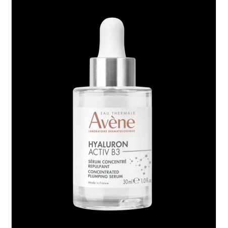 AVÈNE HYALURON ACTIVE B3 SIERO RIMPOLPANTE CONCENTRATO CON ACIDO IALURONICO 1,5% E NIACINAMIDE 6%  AZIONE LEVIGANTE CORREG