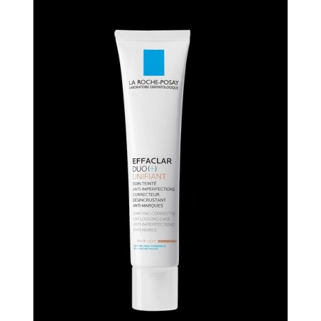 EFFACLAR DUO(+) CREMA VISO 40 ML UNIFIANT LIGHT TRATTAMENTO UNIFORMANTE, CORRETTIVO, PURIFICANTE, IDRATANTE  LEGGERMENTE C