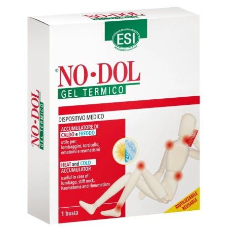 NO DOL ESI GEL TERMICO DOLORI ARTICOLARI E MUSCOLARI ACCUMULATORE DI CALDO E FREDDO UTILE PER LOMBAGGINI, TORCICOLLO, EMAT