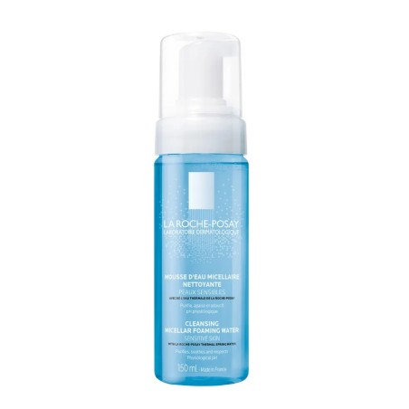 LA ROCHE POSAY MOUSSE D' ACQUA MICELLARE DETERGENTE 150 ML PHYSIOLOGICAL CLEANSERS PER PELLE SENSIBILE  NON CONTIENE SAPON