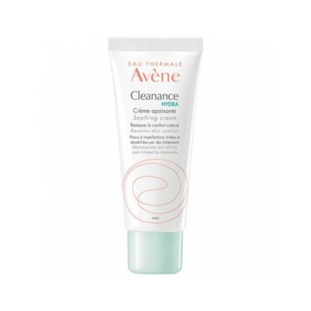AVÈNE CLEANANCE HYDRA CREMA 40 ML LENITIVA, ADDOLCENTE E IDRATANTE PER ROSSORI  PER PELLE GRASSA, ACNEICA CON IMPERFEZIONI