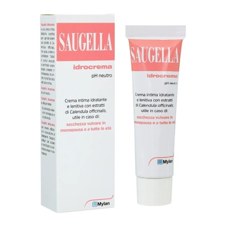 SAUGELLA IDROCREMA IDRATANTE INTIMA 30 ML  LENITIVA CON ESTRATTI DI CALENDULA OFFICINALIS, UTILE IN CASO DI : SECCHEZZA VU