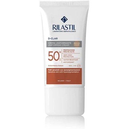 Rilastil Sun System D-Clar SPF 50+ Crema Colorata Viso Medium 40 ml