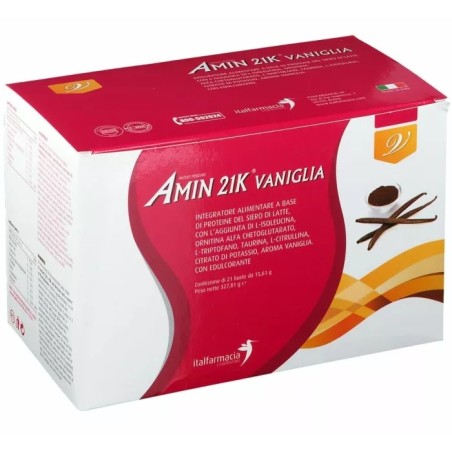 Amin 21K Gusto Vaniglia Integratore Proteico 21 Bustine