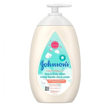 Johnson & Johnson - Cottontouch - Crema Liquida Viso E Corpo 500 Ml