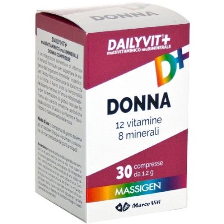 Marco Viti Farmaceutici Dailyvit+ Donna Multivitaminico E Multiminerale 30 Compresse Rivestite