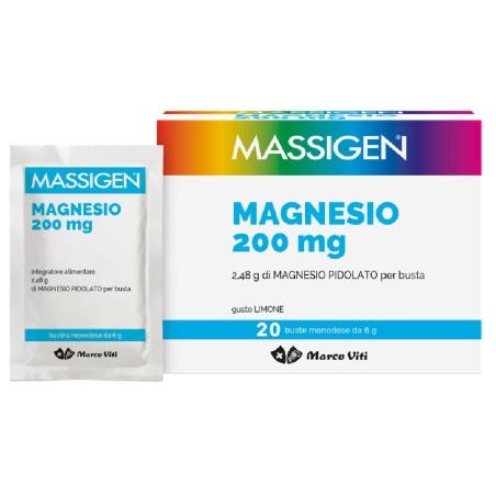 Marco Viti Massigen Integratore Magnesio Pidolato 20 Bustine