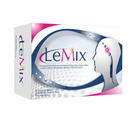 LeMix Integratore Contro Emicrania 20 Capsule + 20 Compresse