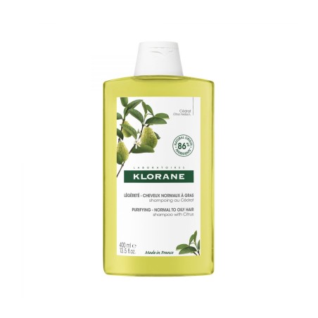 Klorane Shampoo Polpa di Cedro Capelli grassi 400ml