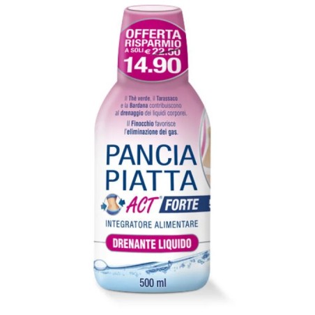 PANCIA PIATTA ACT FORTE INTEGRATORE ALIMENTARE 500ML