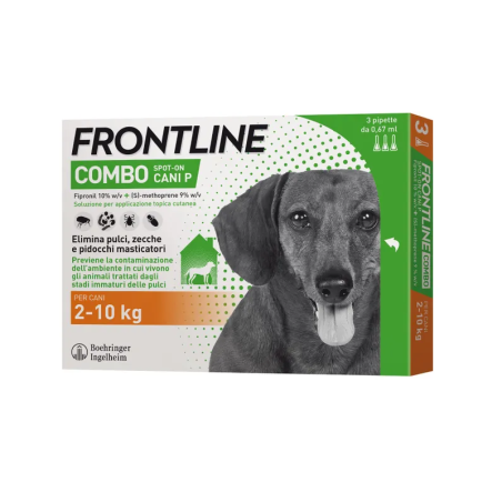 Frontline Combo 3 Pipette 2-10KG Cani