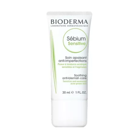 Bioderma Sébium Sensitive trattamento lenitivo per pelle a tendenza acneica 30 ml
