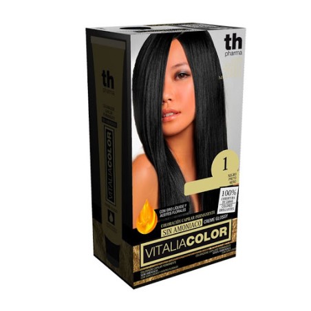 TINTA CAPELLI 1 NERO SENZA AMMONIACA CON ORO LIQUIDO E OLI FLOREALI