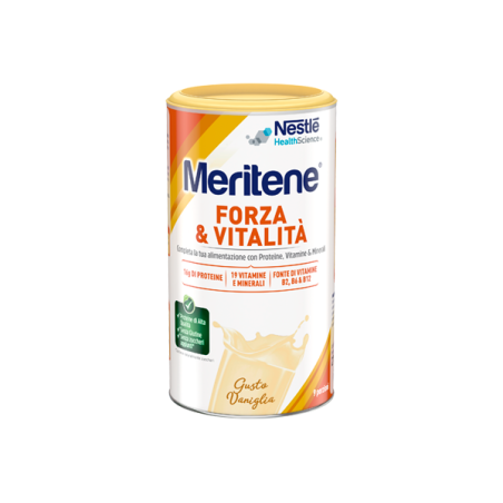 Meritene Forza e Vitalità Polvere Vaniglia Integratore Proteico 270 g