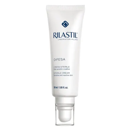 Rilastil Difesa Crema Sterile Lenitiva per Pelli Sensibili e Irritate 50 ml