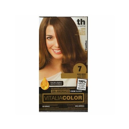 TINTA CAPELLI 7 BIONDO MEDIO SENZA AMMONIACA CON ORO LIQUIDO E OLI FLOREALI