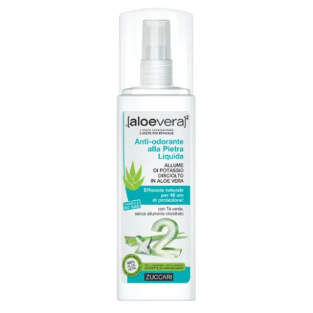 Zuccari Aloevera2 Deodorante alla Pietra Liquida Anti-odori 100 ml
