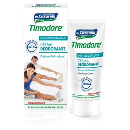 Timodore Crema Deodorante Piedi 48H Antisudore 50 ml
