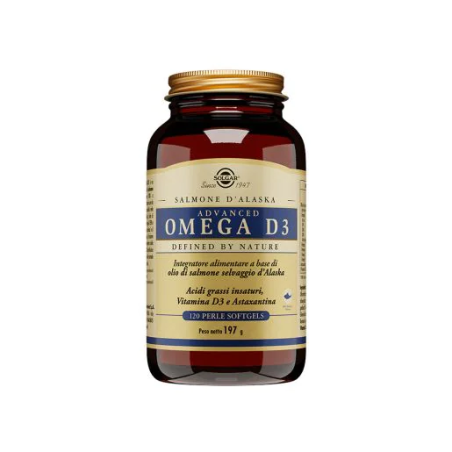 Solgar Advanced Omega D3 Integratore 120 perle