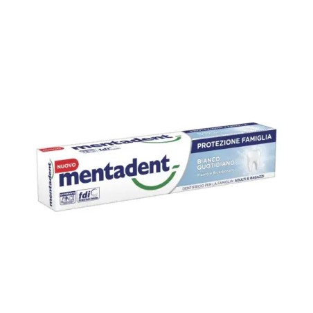 Mentadent Dentifricio Protezione Famiglia Bianco Quotidiano 75ml