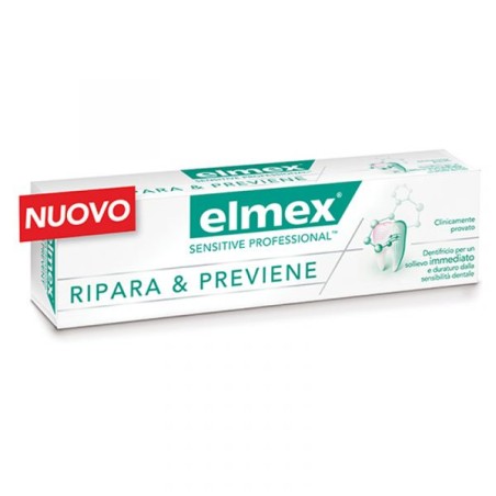 Elmex Sensitive Ripara e Previene Professional Dentifricio 75 ml