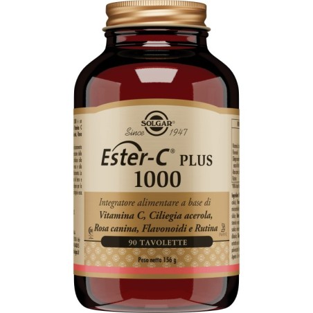 ESTER C PLUS 1000 SOLGAR 90 TAVOLETTE