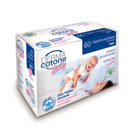 DERMACOTONE COPPETTA ASSORBILATTE 60 PEZZI