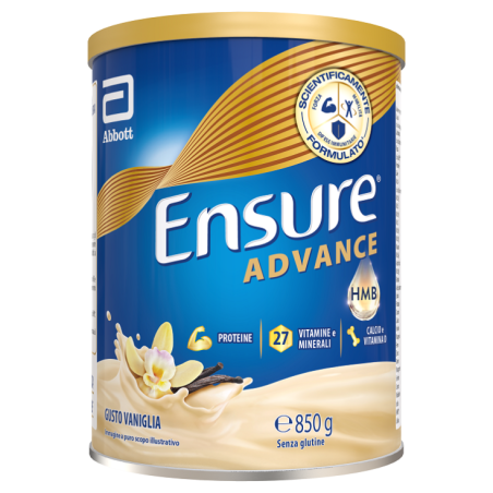 ENSURE ADVANCE FORMULA NUTRIVIGOR VANIGLIA ABBOTT 850G