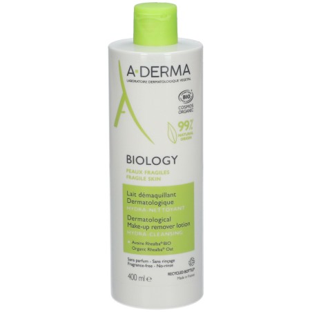 A-DERMA Biology 400 ML Latte struccante dermatologico IDRA-DETERGENTE
