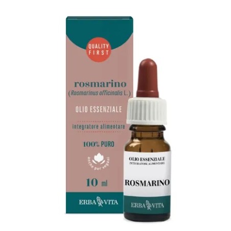 Erba Vita Olio Essenziale Rosmarino Integratore Digestivo 10 Ml