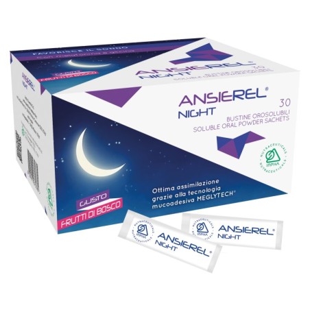 Ansierel Night Integratore per il sonno 30 bustine