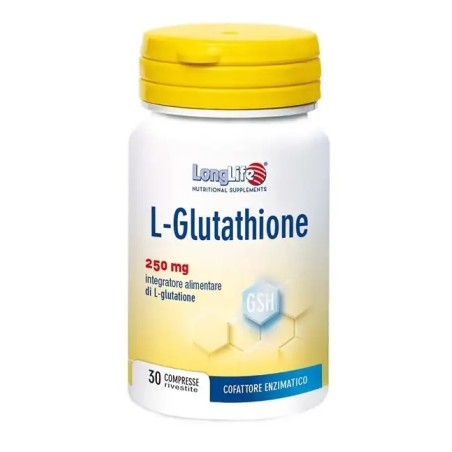 LongLife L-Glutathione 250 mg Integratore 30 Compresse